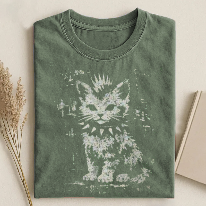 Vintage Funny Cat T-shirt