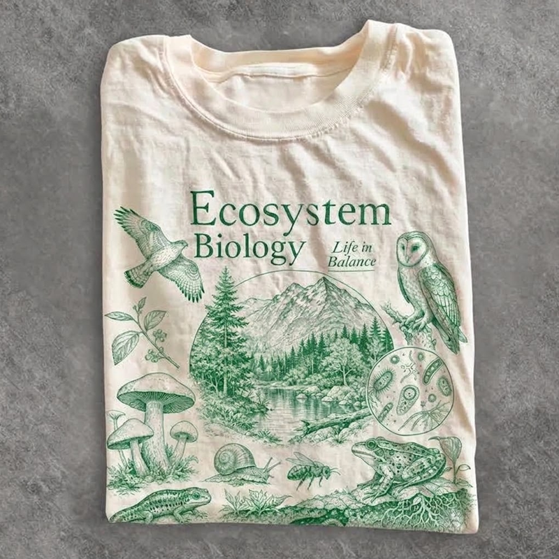 Vintage 90s Ecology Nature T‑shirt