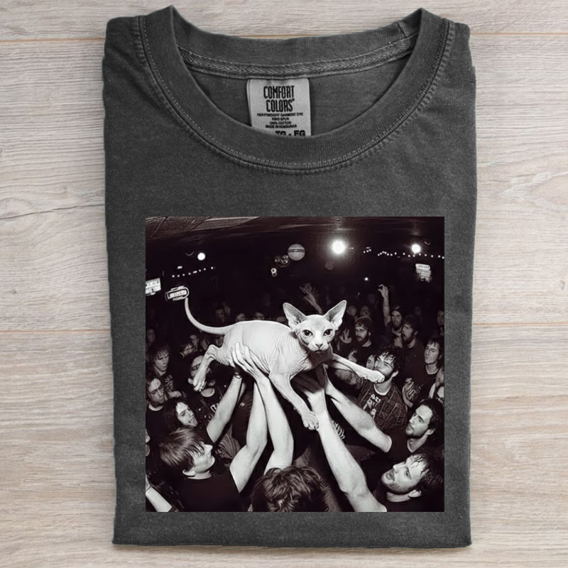 Rock Show Sphynx Meme T-Shirt