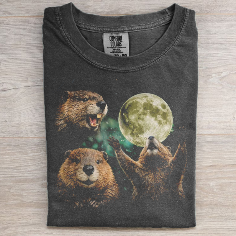 Beaver Moon Vintage Graphic T-shirt