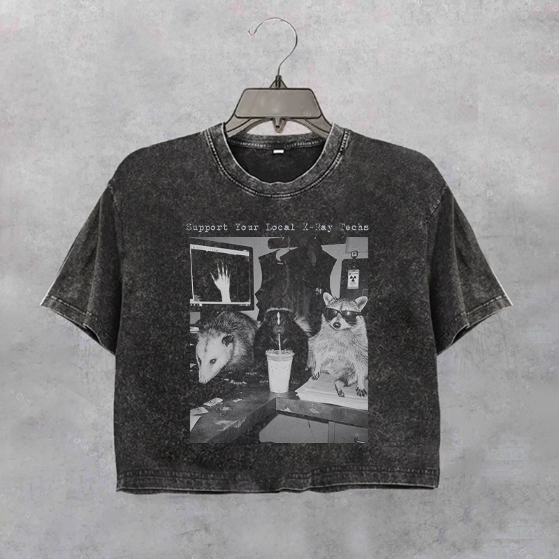 Xray Technologist Cropped T-shirt