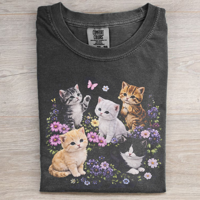 Vintage Cat Lover T-shirt
