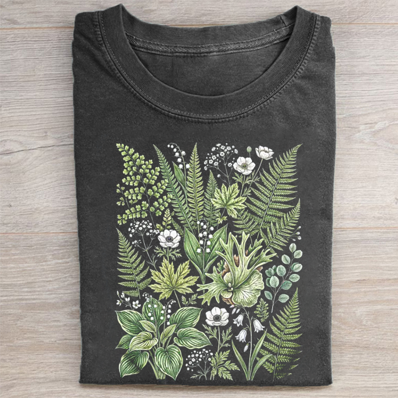 90s Ferns and Wildflowers T-shirt