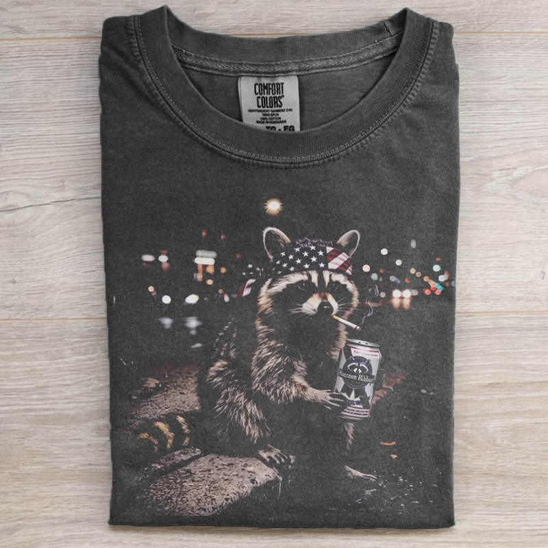 Funny Raccoon Beer T-shirt