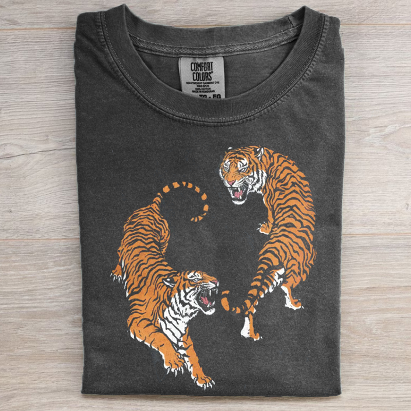 Japanese Tiger Fight T-shirt