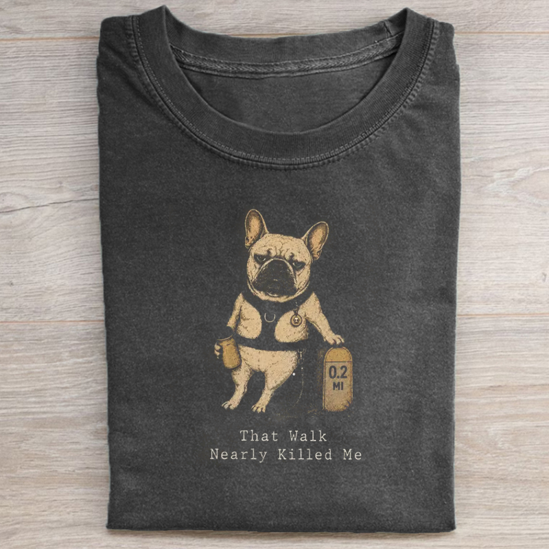 Funny French Bulldog T‑shirt