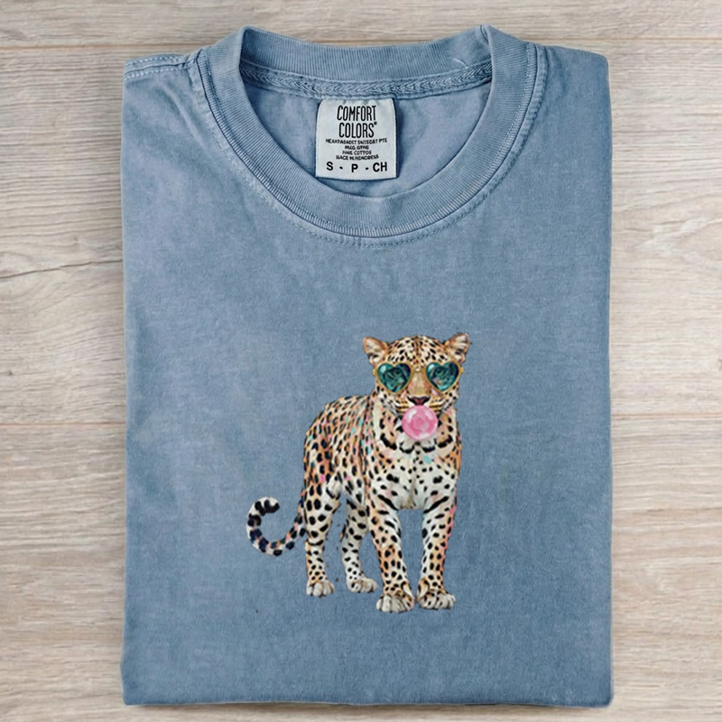 Leopard Print Bubblegum Sunglasses T-shirt