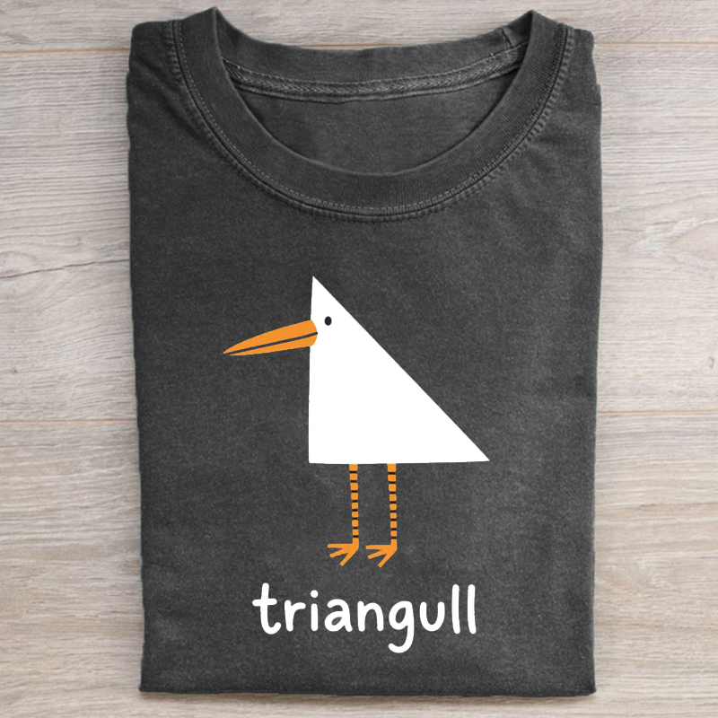 Funny Goose Geometry Graphic T‑shirt