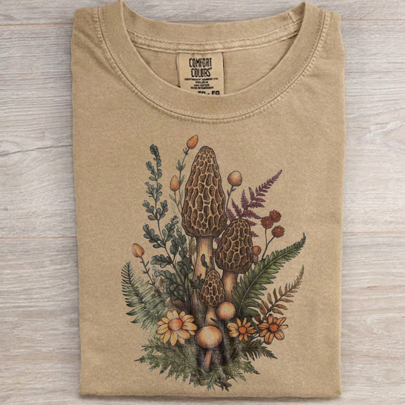 Vintage Morel Mushroom T-shirt