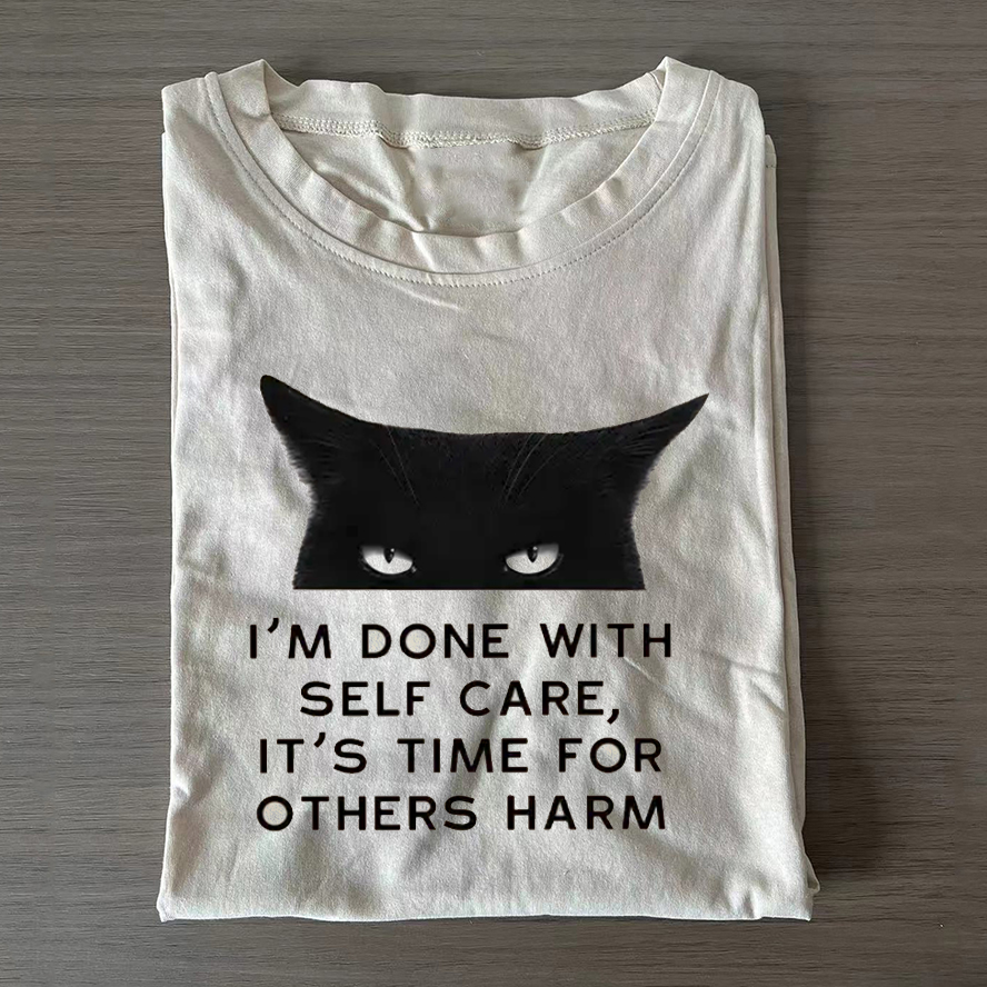 Cat That Gave Up Self-comfort T-shirt