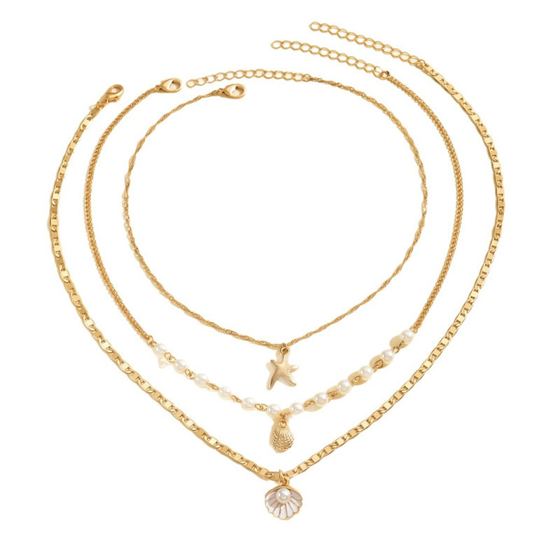 Pearl Shell Necklace Set