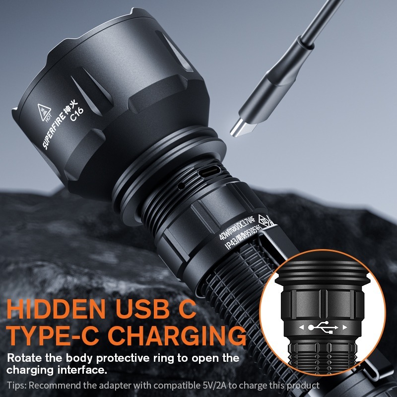 Powerful Waterproof Handheld Flashlights