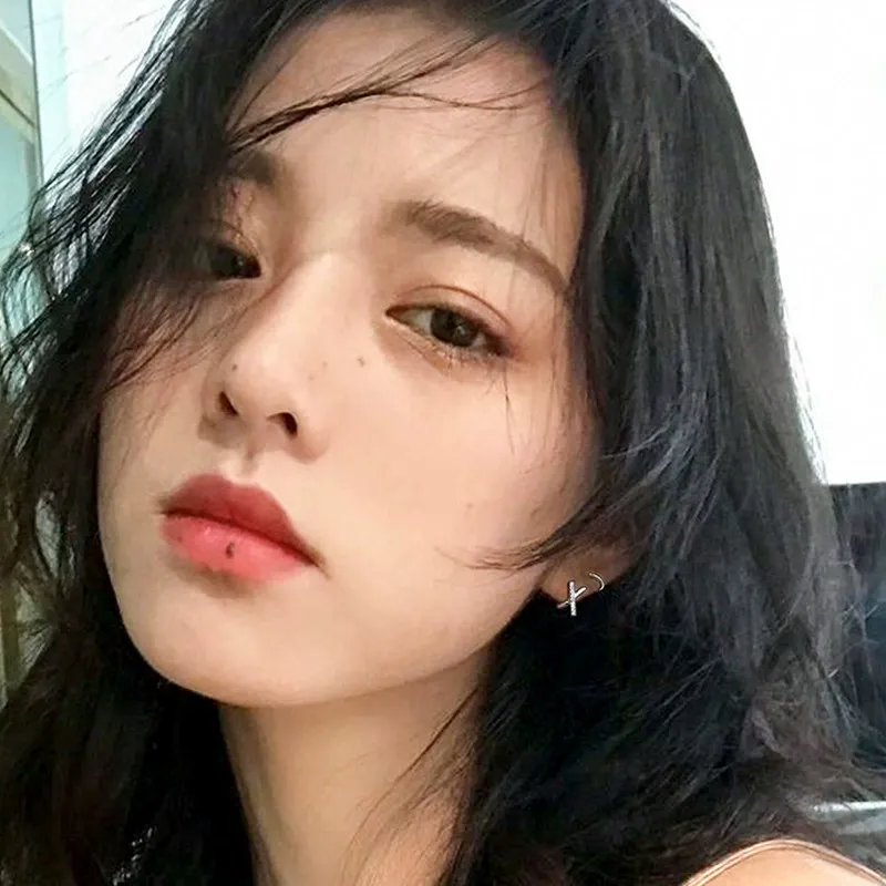 INS2299-Gold Earrings for Women Trendy,14K Gold Stud Earrings Dainty Earrings Simple Minimalist Cubic Zirconia Diamond Gold Earrings Hypoallergenic Earring for Women Gifts