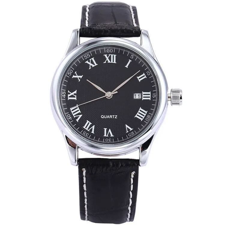 W-2040-Tiong Fashion Casual Ladies Watch, Leather Strap Quartz Waterproof Watch for Women