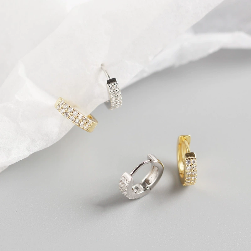 INS2370-Ana Luisa Trendy Huggie Hoop Earrings for Women - 14K Gold Plated or Sterling Silver Hoop Earrings - Small, Dainty, Hypoallergenic, Water-Resistant, Tarnish-Free Hoops - Jewelry Perfect for Stacking