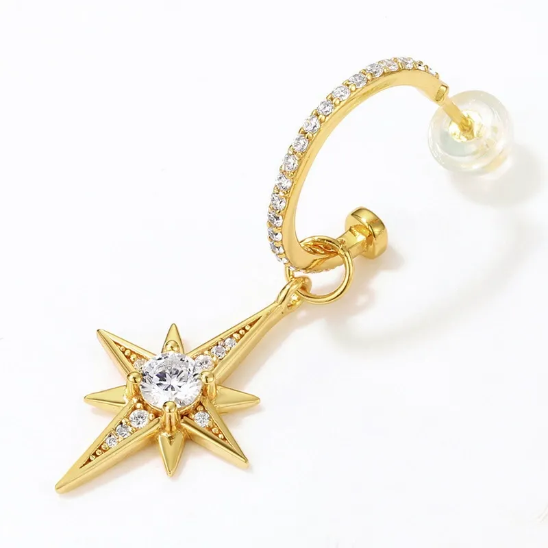 INS2286-14K Gold Earring Cross Waterdrop Butterfly Heart Knot Earrings for Women Gold Silver Cross Leverback Drop Gold Silver Teardrop Hoop Dangle Earring White Gold Dangle Drop Earring