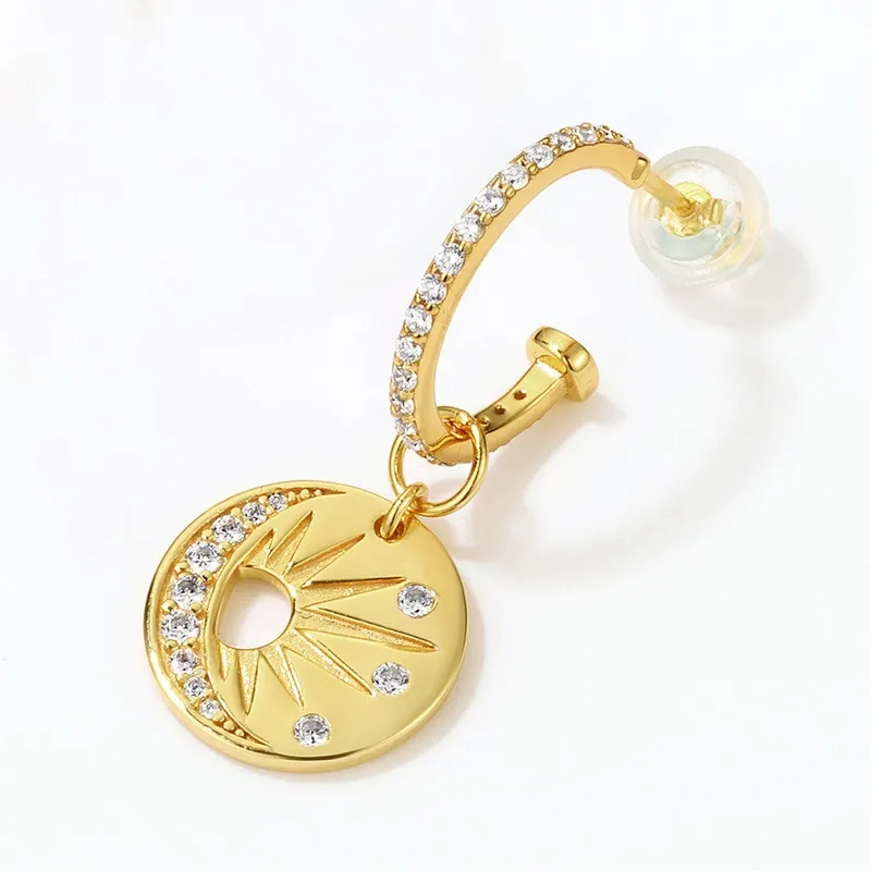 INS2286-14K Gold Earring Cross Waterdrop Butterfly Heart Knot Earrings for Women Gold Silver Cross Leverback Drop Gold Silver Teardrop Hoop Dangle Earring White Gold Dangle Drop Earring