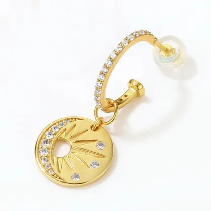 INS2286-14K Gold Earring Cross Waterdrop Butterfly Heart Knot Earrings for Women Gold Silver Cross Leverback Drop Gold Silver Teardrop Hoop Dangle Earring White Gold Dangle Drop Earring