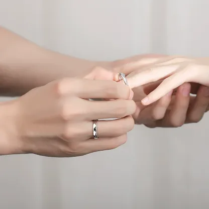 INS1006-Moissanite Engagement Ring, 2.8ct D VVS Clarity Moissanite Diamond Ring for Women, S925 Sterling Silver Rings for Proposal Wedding Memorial Days-Men's