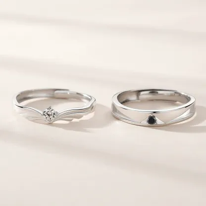 INS1006-Moissanite Engagement Ring, 2.8ct D VVS Clarity Moissanite Diamond Ring for Women, S925 Sterling Silver Rings for Proposal Wedding Memorial Days-Men's