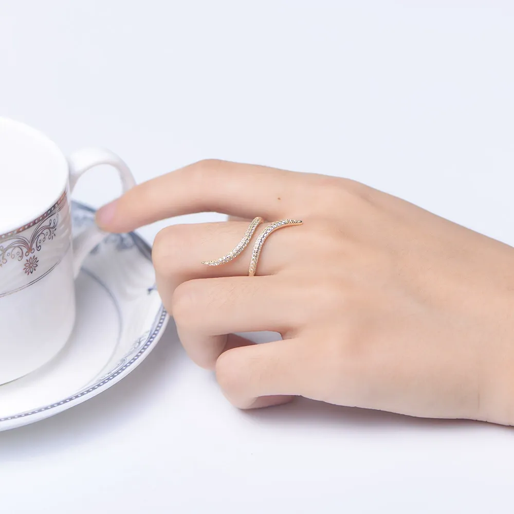 INS1214-Lavencious Cocktail Fashion Ring Size Adjustable From 6-8.5 CZ Marquise Shape Jewelry for Women