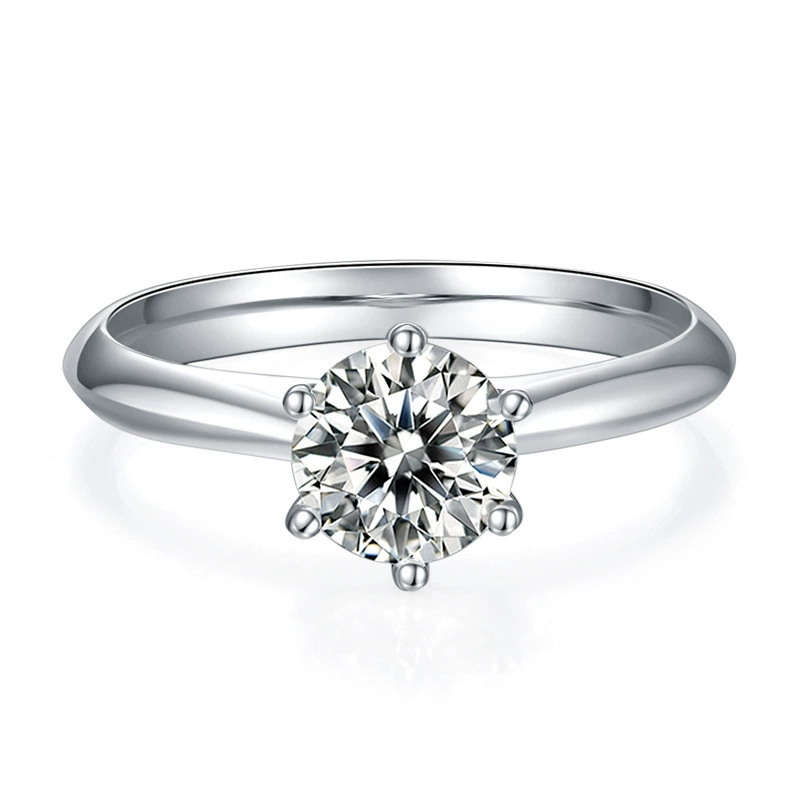 INS1044-espere 3 Ct CZ Solitaire Engagement Ring Sterling Silver White Gold Plated