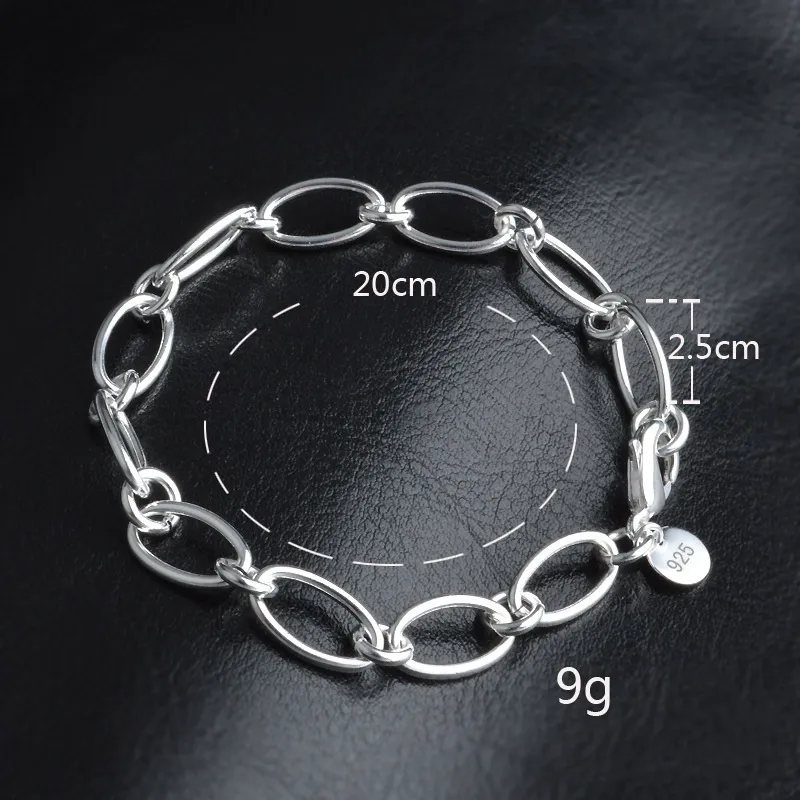 INS4092-LES POULETTES JEWELS - Sterling Silver Charms Bracelet - Classics