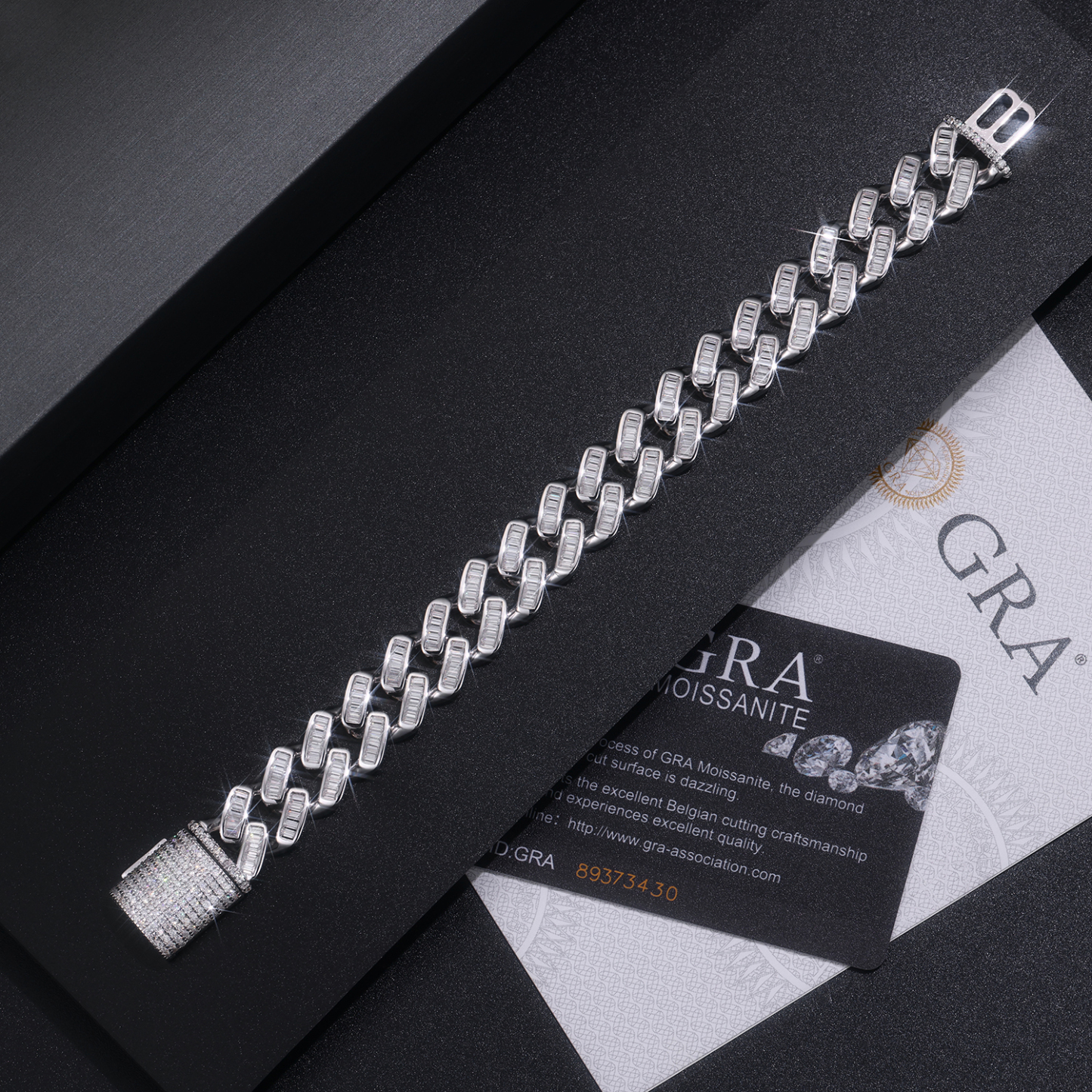 Z001-SL15267-19CM-Locked Hearts Chain-19cm