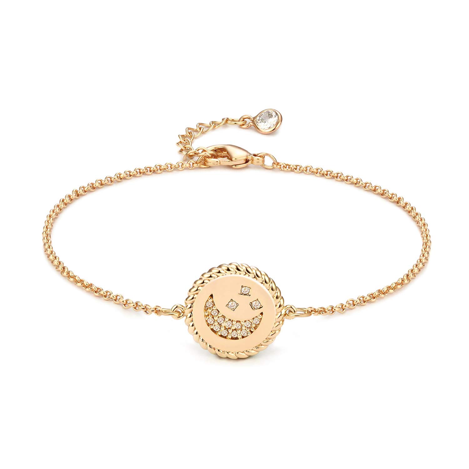 INS4060-LOYATA Gold Bracelet Gold 14K Gold Filled Dainty Chain Simple Jewelry Gift for Women