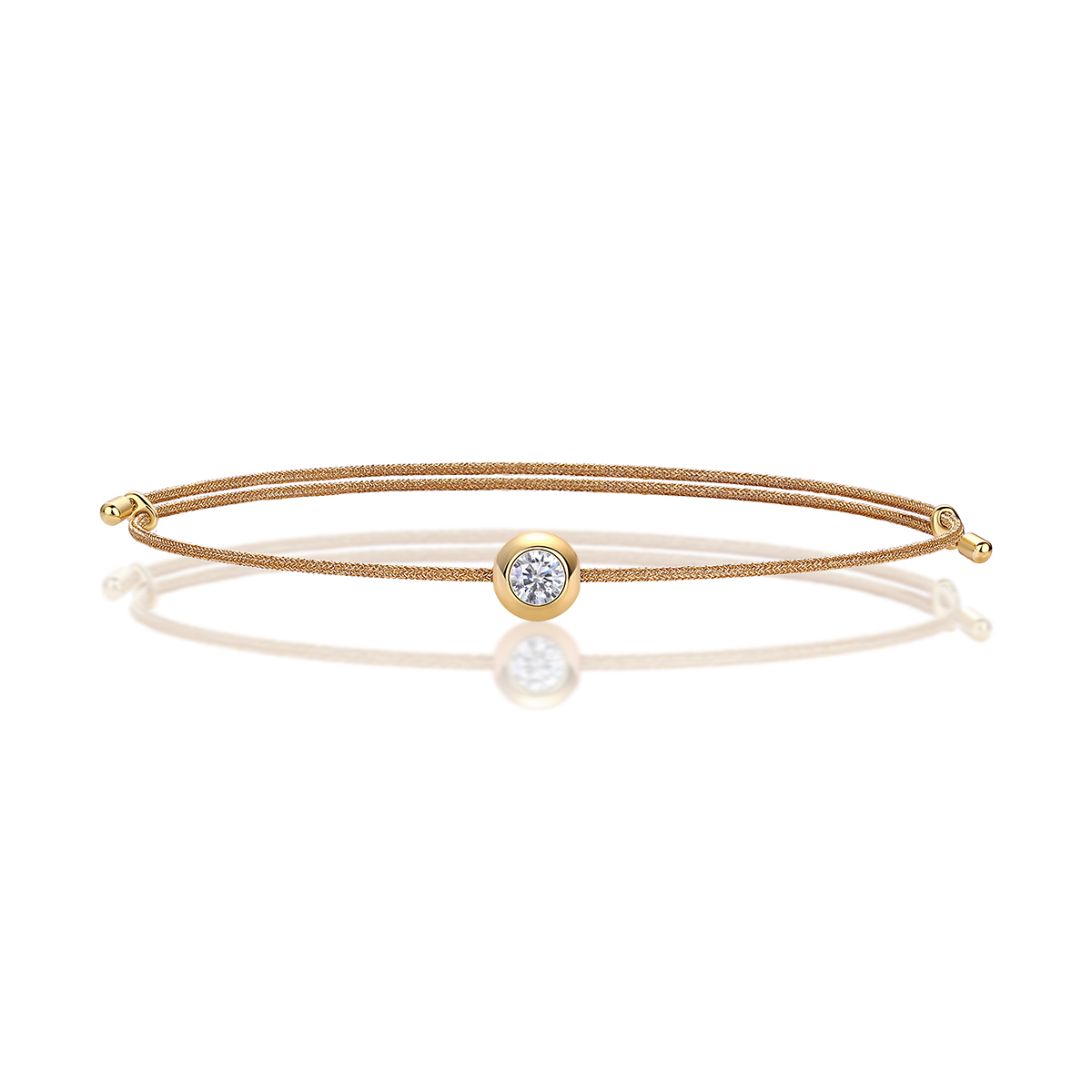 Z001-SL15567Y01-Moissanite bracelet