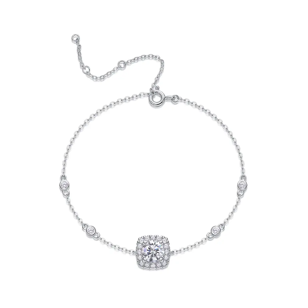 Moissanite bracelet