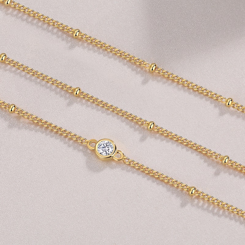 Z001-SL15140Y01-Heart-Chain's Whisper-18CM+3CM