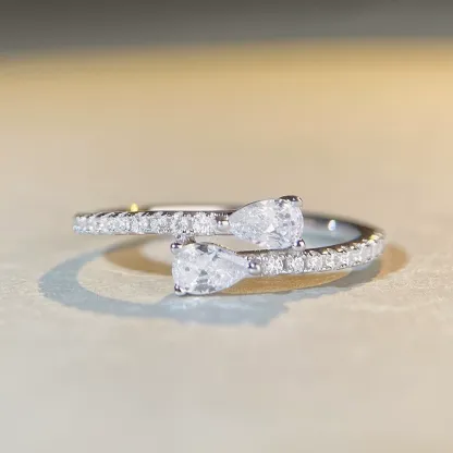 INS1079-1 Carat Round Moissanite Engagement Ring Wedding Eternity Band Vintage Solitaire 4-Prong Halo Setting Silver Jewelry Anniversary Promise Vintage Ring Gift by Neerja Jewels