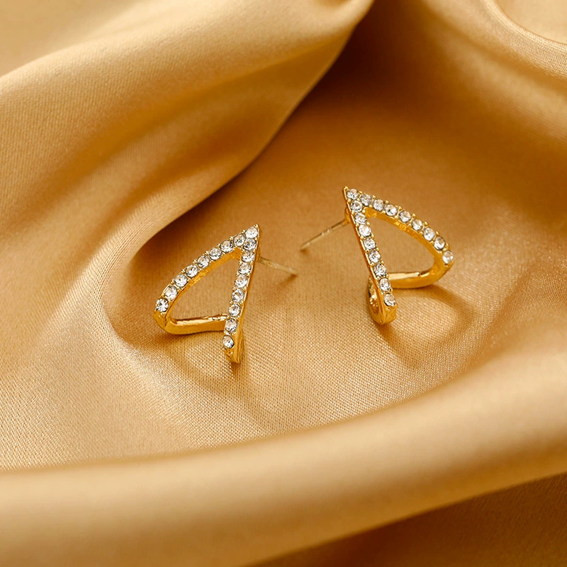 INS2384-2.00 Ct Round Cut Lab Created Diamond Small Hoop Earring For Women's 14K Yellow Gold Plated BY BALAJIGEMSANDJEWELRY