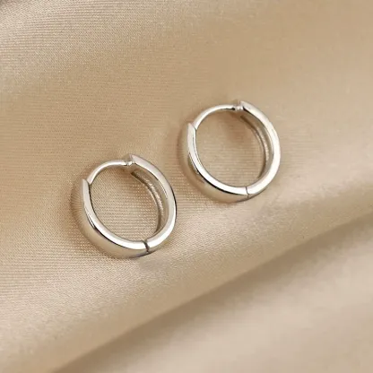 INS2015-MILLA 14k Gold Huggie Earrings or Sterling Silver Huggie Earrings for Women Multipack & Individuals - Ear Huggers Earrings for Women Trendy Y2K Earrings, Preppy Earrings - Lightweight & Hypoallergenic