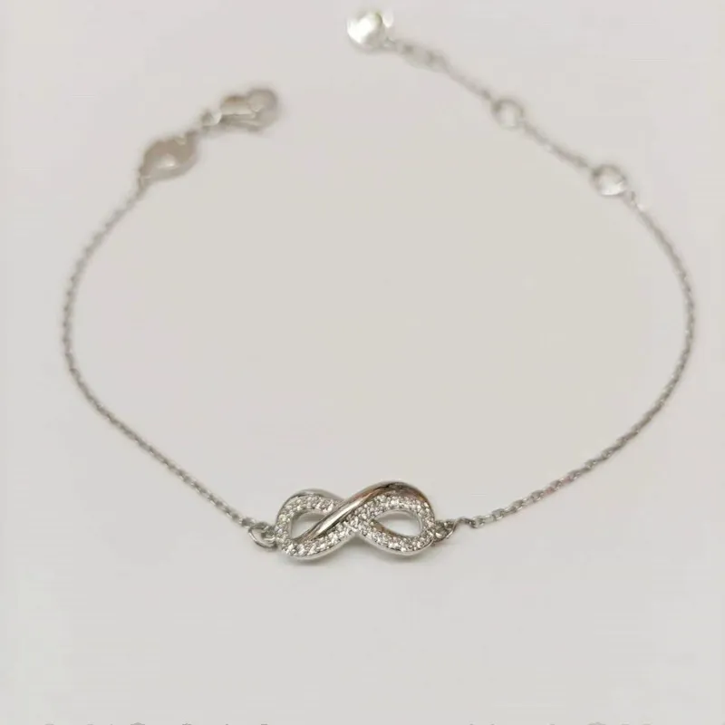 INS4043-Swarovski Hyperbola Bracelet, Clear Infinity Motif Adorned with a Pavé of Crystals in a Rhodium-Finished Setting, Part of the Hyperbola Collection