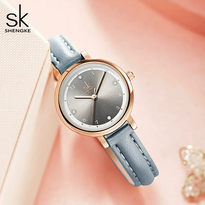 W-2014-SHENGKE Minimalist Watch (Love Me Tender Love Me Home) Casual Fashion Wrist Watch-Women