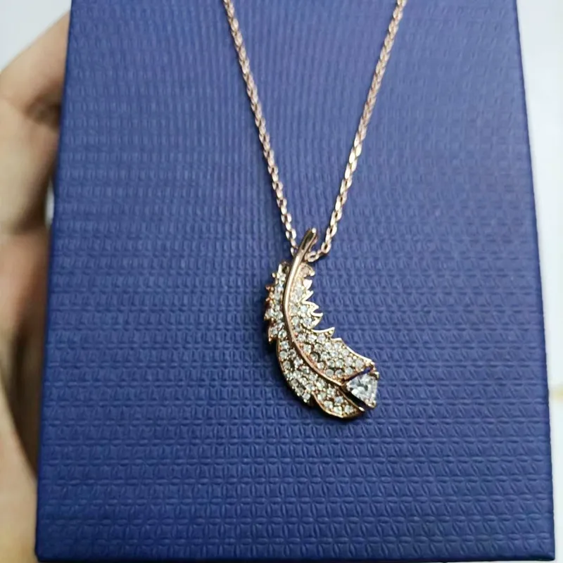 INS3257-SWAROVSKI Gold-Plated Nice Necklace