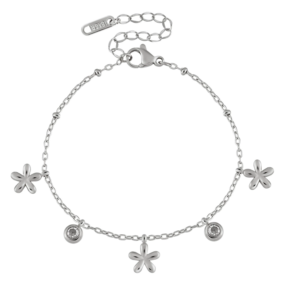 INS4046-Moissanite Bracelet for Women, 925 Sterling Silver Adjustable Bracelets D-E Color Imitation-diamond Jewelry Birthday Mothers Day Gifts for Her