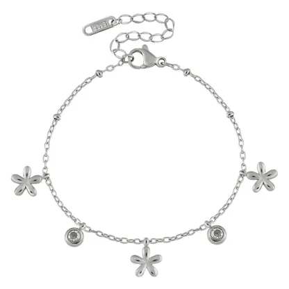 INS4046-Moissanite Bracelet for Women, 925 Sterling Silver Adjustable Bracelets D-E Color Imitation-diamond Jewelry Birthday Mothers Day Gifts for Her