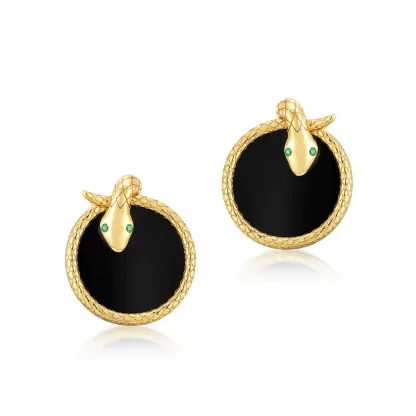 INS2376-WES Snake Earrings
