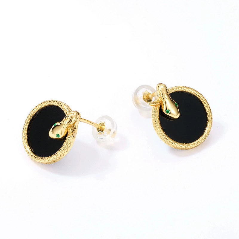 INS2376-WES Snake Earrings