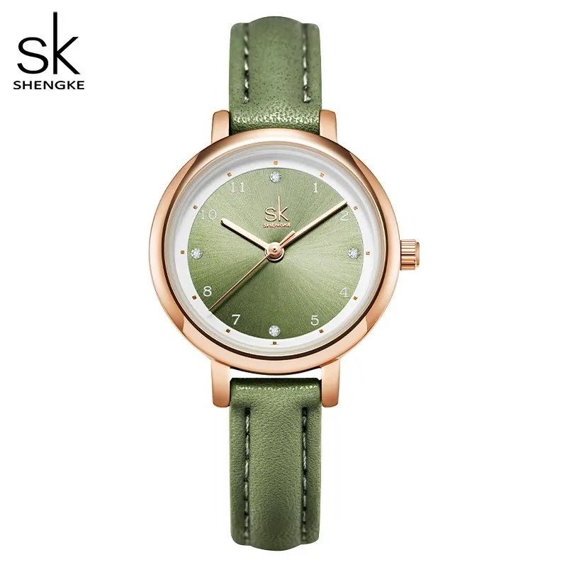 W-2014-SHENGKE Minimalist Watch (Love Me Tender Love Me Home) Casual Fashion Wrist Watch-Women