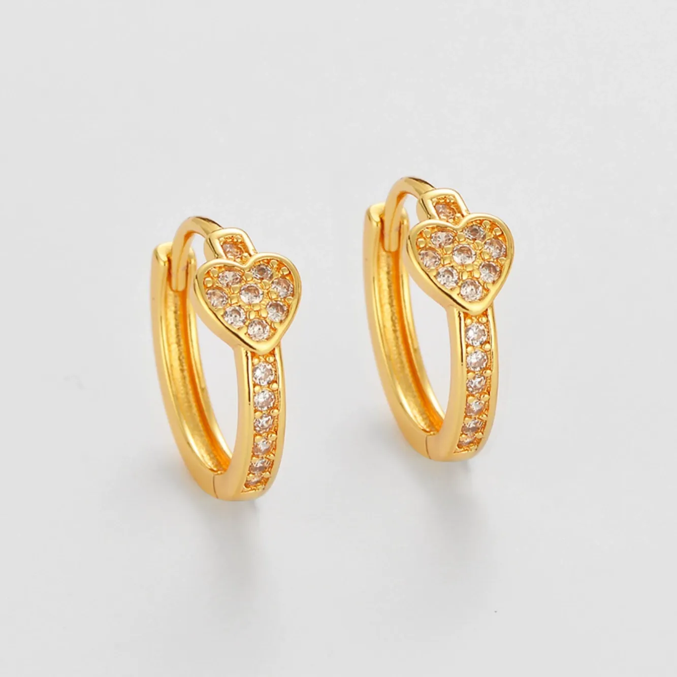 INS1219-Santuzza 10K Solid Gold Genuine Diamond Simple Dainty Ring for Women