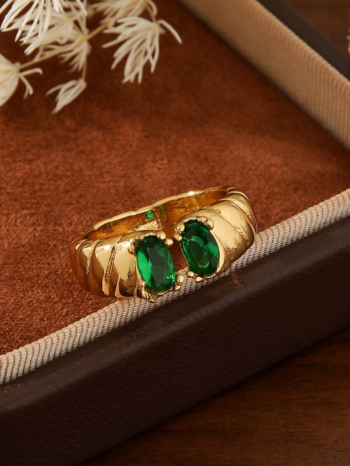 INS1083-C.Paravano Rings for Women | Womens Rings | Gemstone Open Ring | Gold Plated Rings | Adjustable Open Rings | Fashion Rings for Women | Open Statement Rings for Women