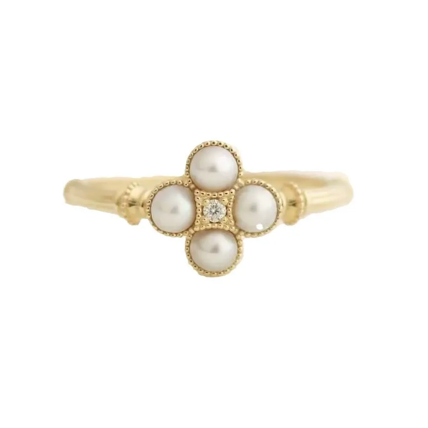 INS1252-Rings,925 Sterling Silver,Platinum Plated, Petal with Red Zirconium