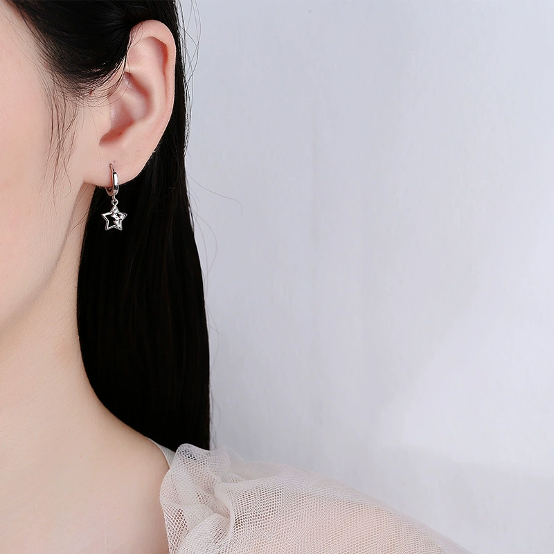 INS2378-Star Earrings CZ Drop Dangle Earrings Cute Earrings for Women Dainty Cubic Zirconia Earrings Stud Jewelry Gifts