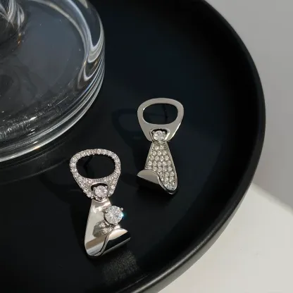 INS2122-Soda Tab Earrings Fun Beer Earrings Solid Unique Earrings for Women