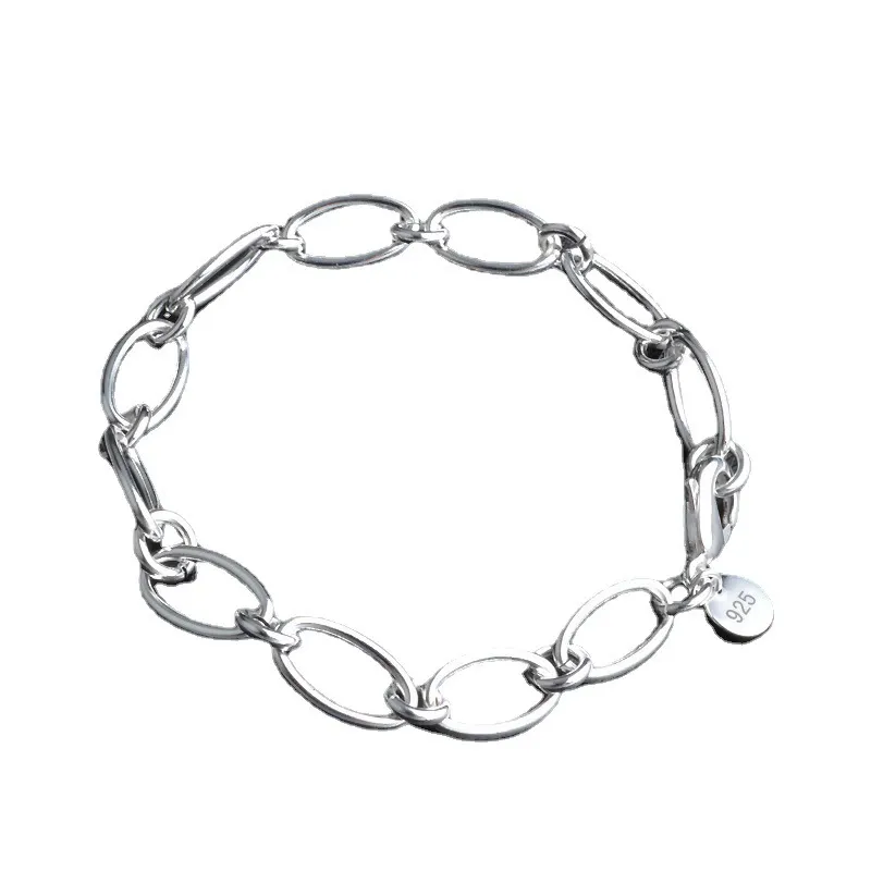 INS4092-LES POULETTES JEWELS - Sterling Silver Charms Bracelet - Classics