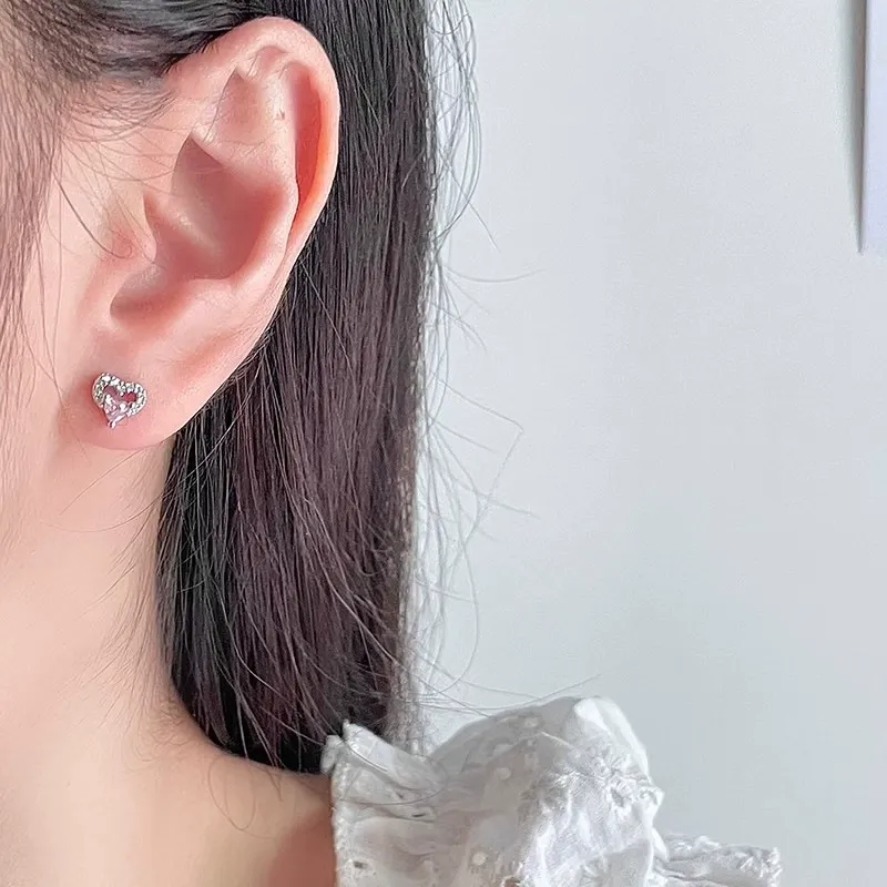 INS2279-ZLP Gold Plated Cartilage dainty Earrings for Women, Small Hypoallergenic Earrings for Women Cubic Zirconia Earring Studs Earrings